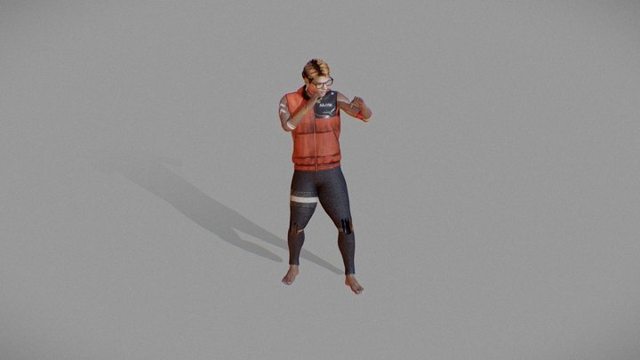 ABJVNK Indo Futuristic Nomad 3D Model
