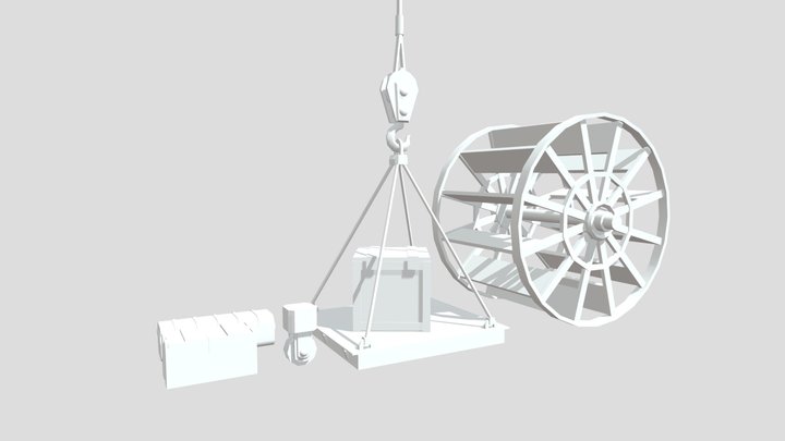Rustborn - 3 Simple props 3D Model