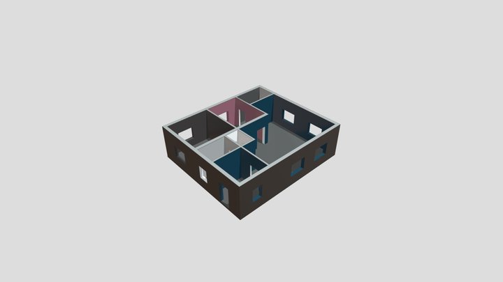 3D house project 3D Model