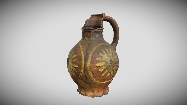 Kan versierd met 3 cirkels en sterren – Modèle 3D gratuit STL