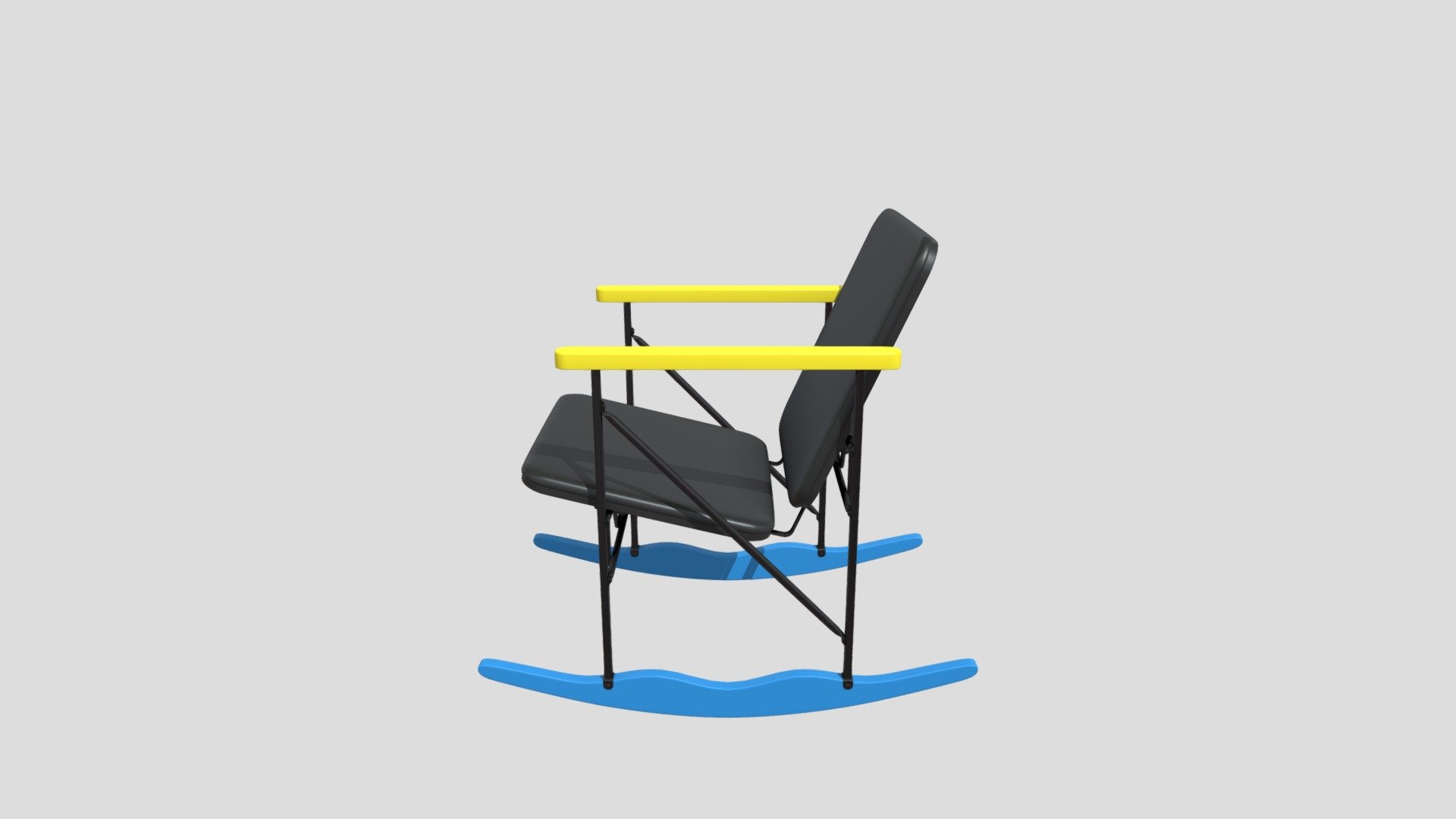 Rocking Chair - 3D model by Avinash (@Avinash47) [1e21a1d] - Sketchfab