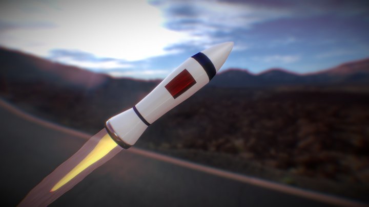 Cohete 3D Model