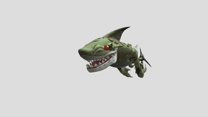 Atomic Shark Hungry Shark World 3D Model