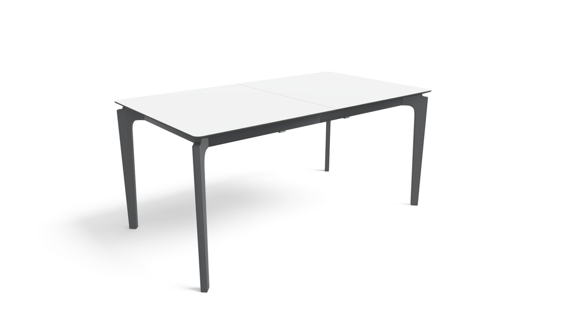 Buren Extending Dining Table HPL And Ash — Sketchfab embed 3D viewer