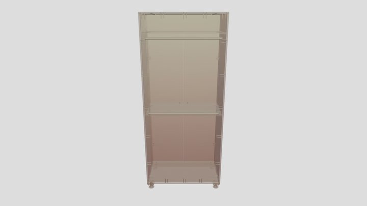 【LemonTA】100cm Cabinet Structure A|立柜A款 – Free 3D Model STL
