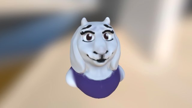 Toriel sculpture 3D Model