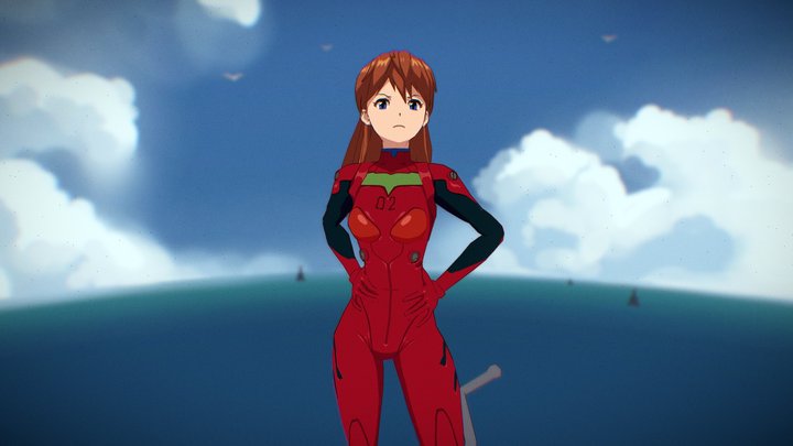 Asuka Evangelion 💖 3D Model