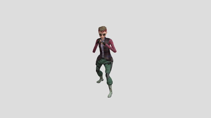 Mma Kick 3D Model