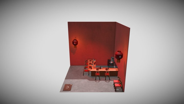 3D Modelling - 3DD1056 _ Phanukorn Kaewmala 3D Model