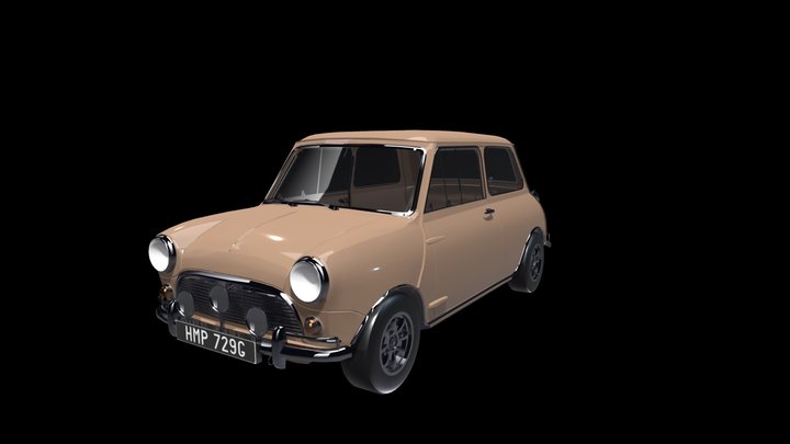 1969 Austin Mini – Modello 3D gratuito STL