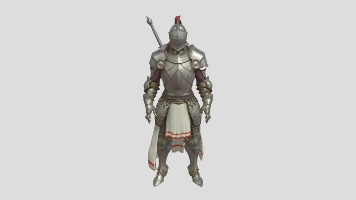 medieval warrior 3D Model