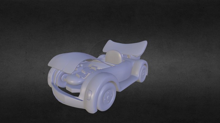 Car Grey 3D Model