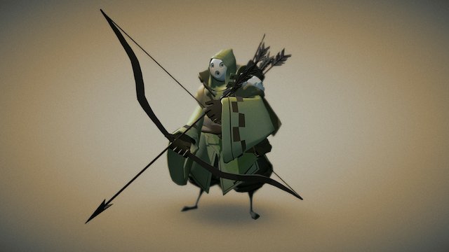 Archer 3D Model