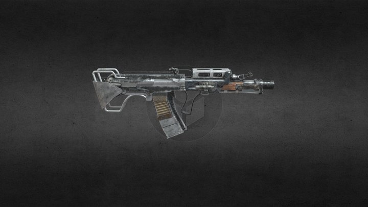 Bulldog GUN 3D Model