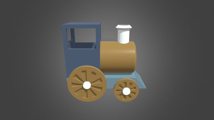 Tren Joguet 3D Model