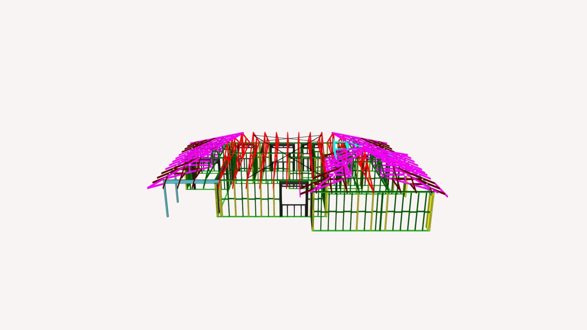 T9506 Truss Layout 3D Export