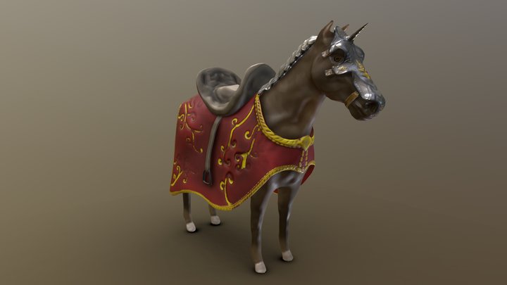 War Horse 3D Model