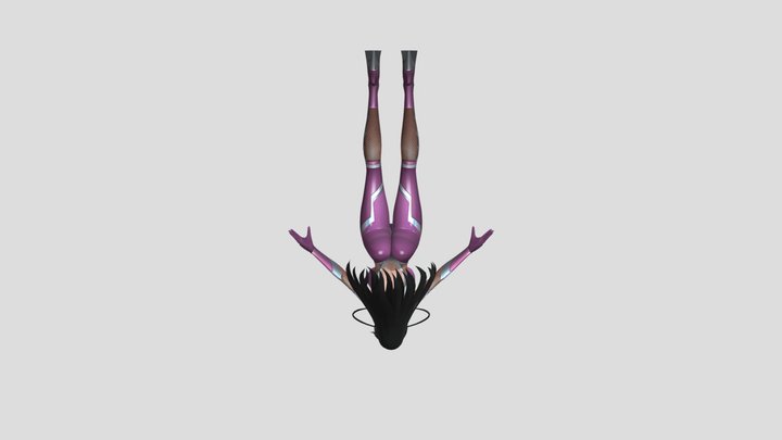 Mobile - Action Taimanin - Igawa Asagi The Almig 3D Model