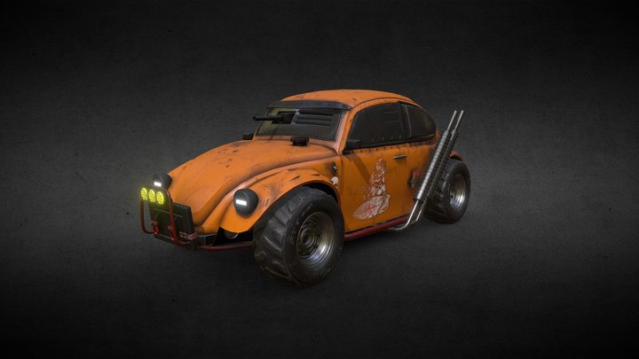 VW Escarabajo 3D Model