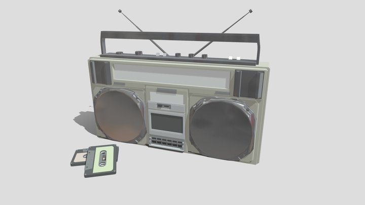 boombox 3D Model