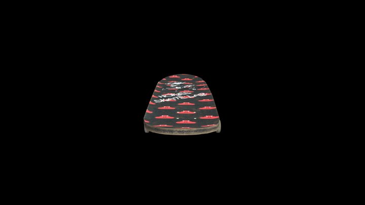Hokies Skate Lab Skate Board 3D Model