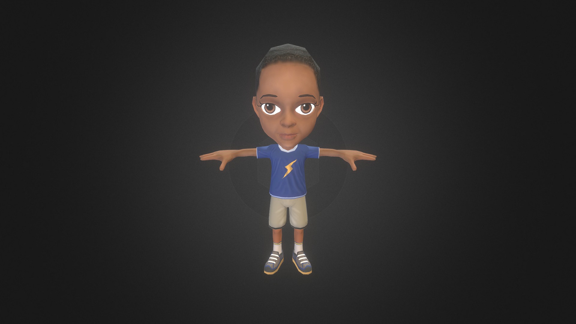 3D model Will Smith - This is a 3D model of the Will Smith. The 3D model is about a doll with a blue shirt.