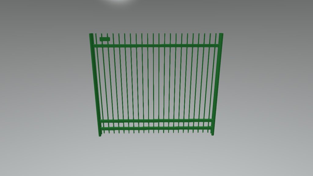 TR400 HD Square Bar Railing 2.4m - 3D model by Fencesobj (@herasuk ...