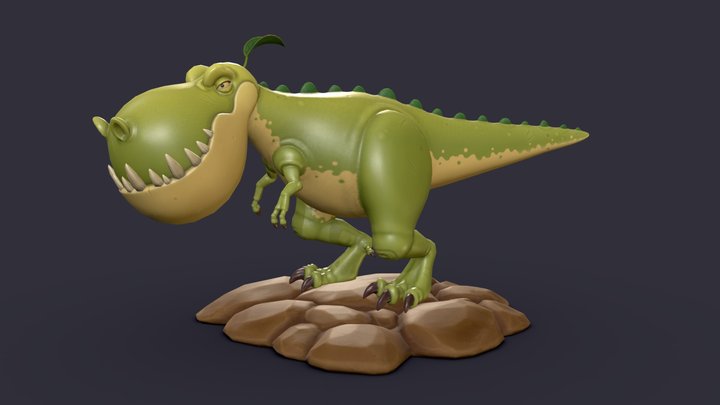 Pearannosaurus rex (P-Rex) 3D Model