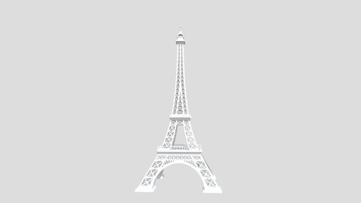 Eiffel Tower Sample 3D Model