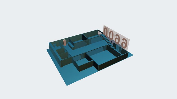 First floor 3D Model