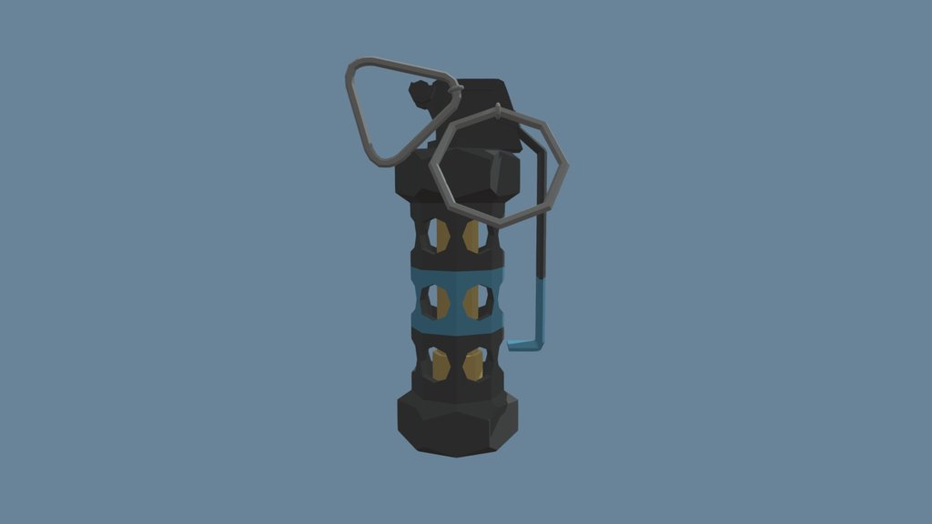 M84 Stun Grenade (Low-Poly)
