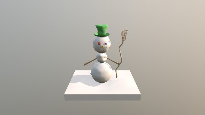 Snowman 3D Model