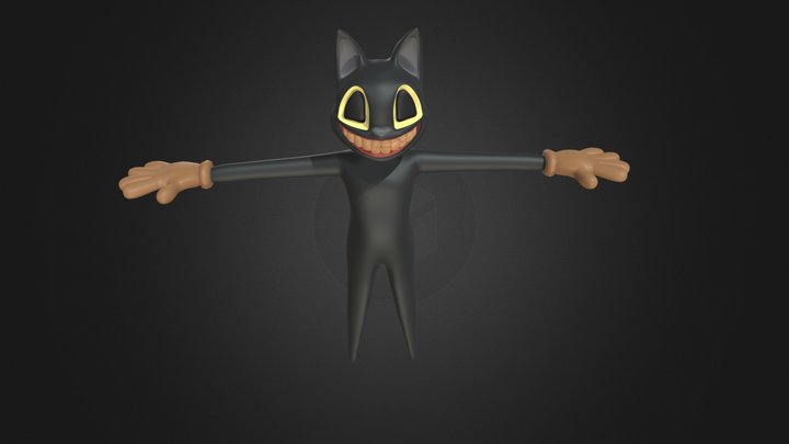 Cartoon cat 3D Model