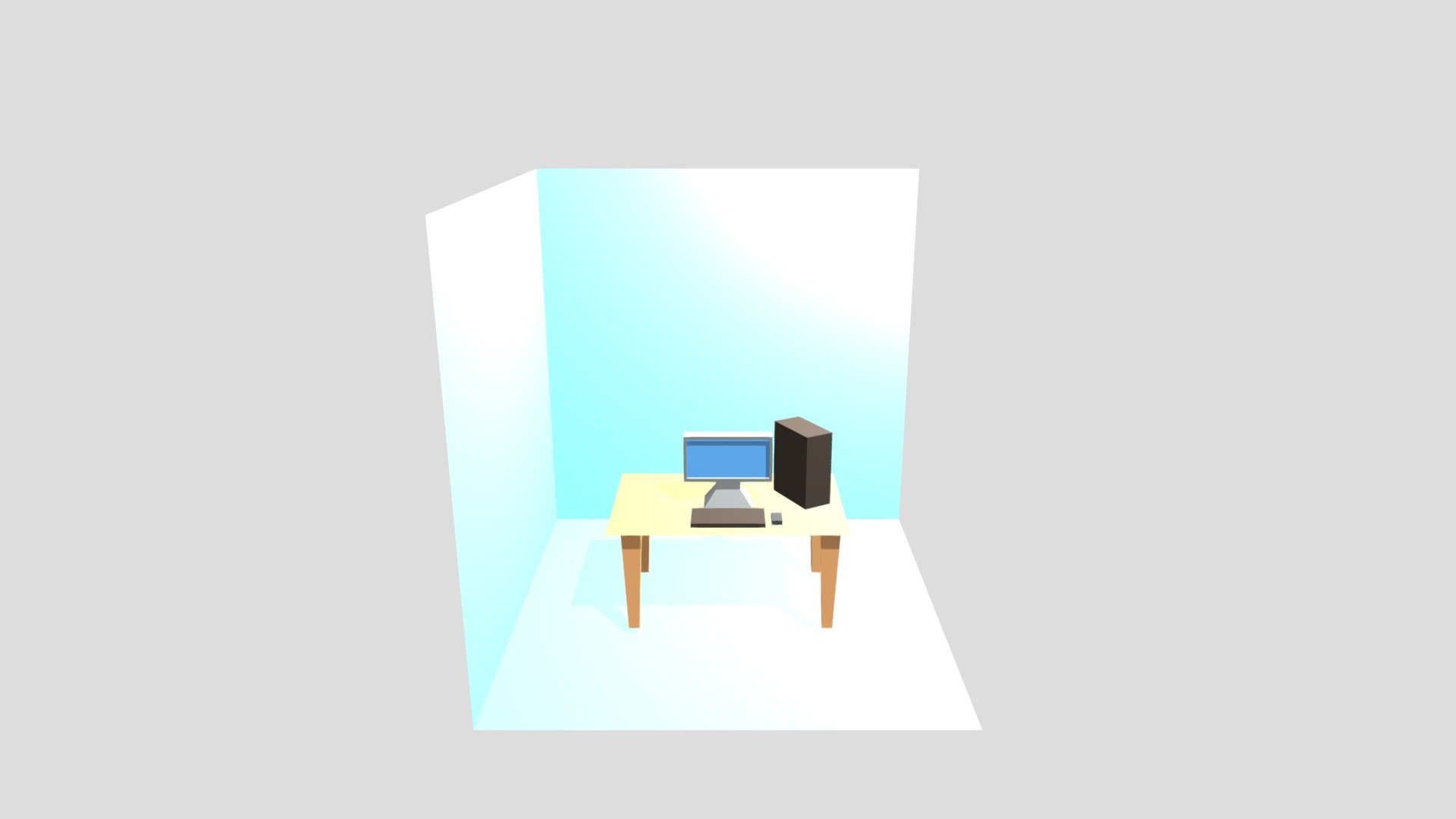 Mesa con Computadora
