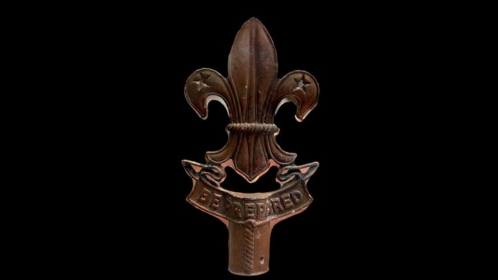 Bronze Fleur-de-lis (Scaniverse) – Kostenloses 3D-Modell STL