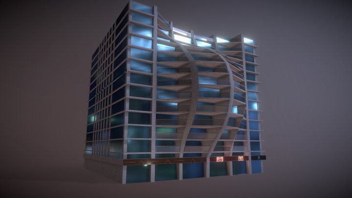 Apartments "The Bulge" 3D Model