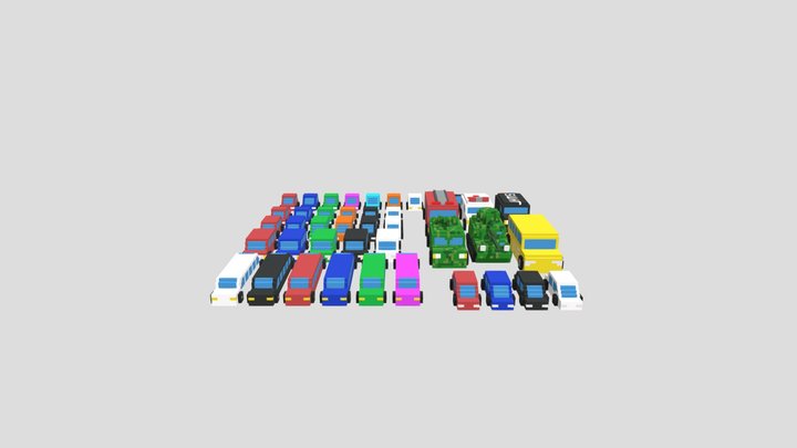 Vehicle (Car) Pack 3D Model