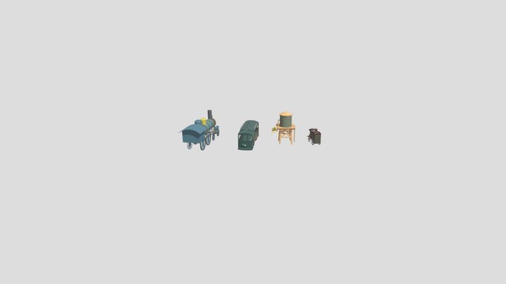 4th HW No Modifiers 3D Model