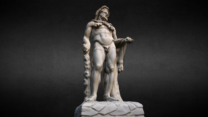 Sculpture of Hercules for Metateca Project 3D Model