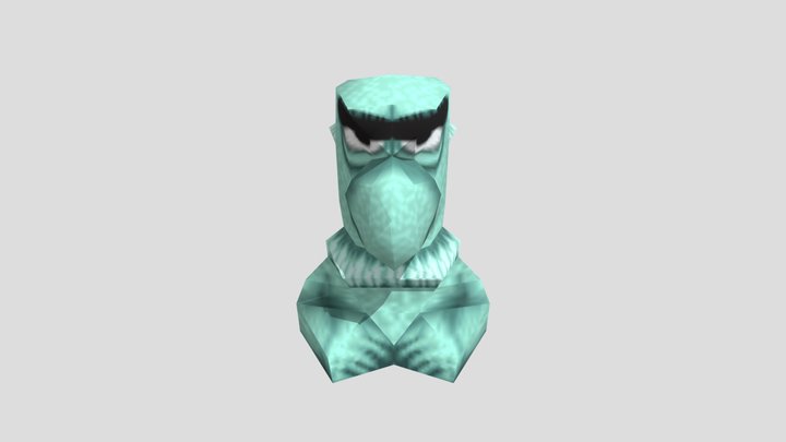 Play Station - Muppet Race Mania - Sam The Eagle 3D Model
