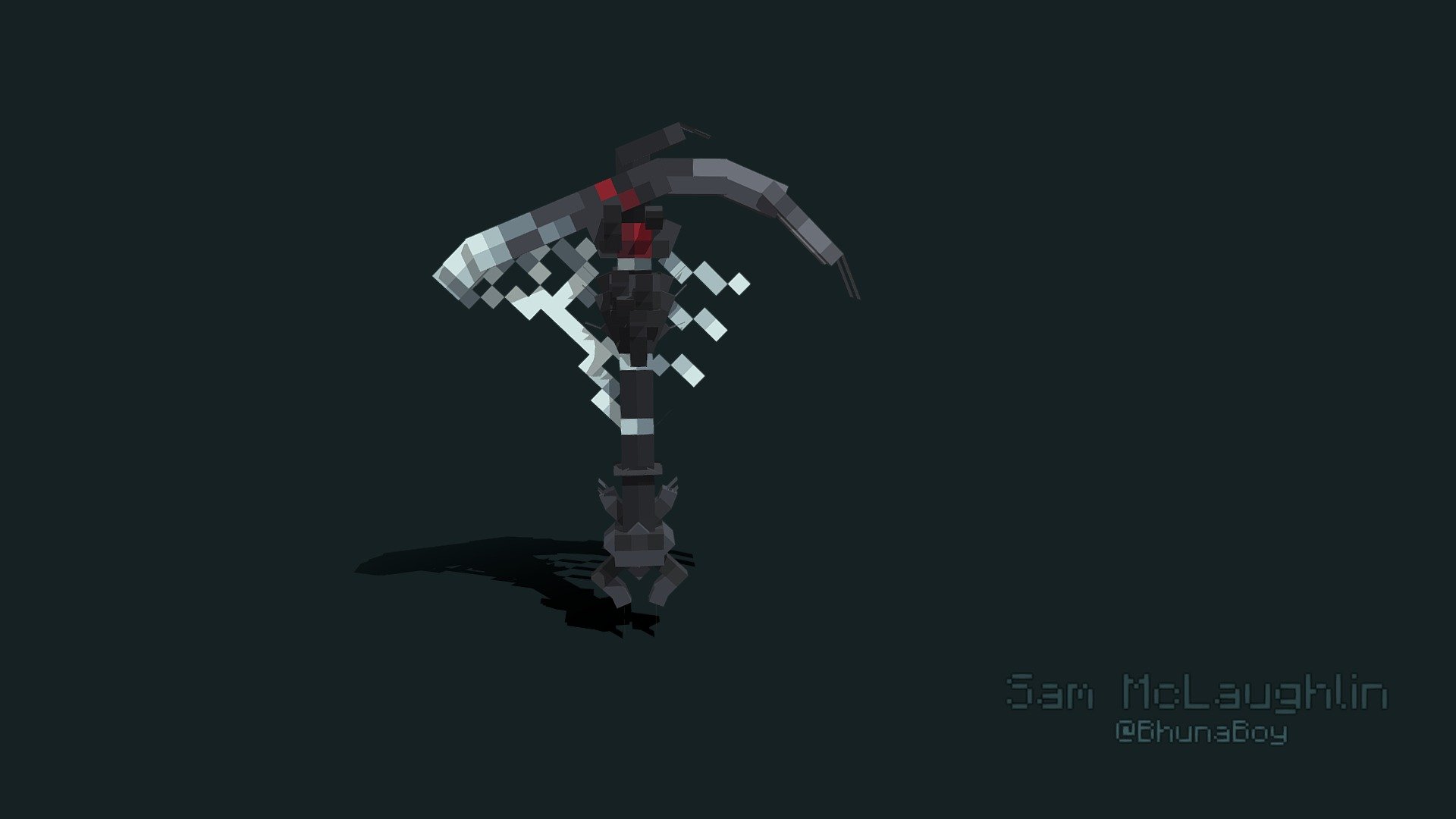 Silk Touch Pickaxe 3D model by Sam McLaughlin (BhunaBoy) [1e3b638