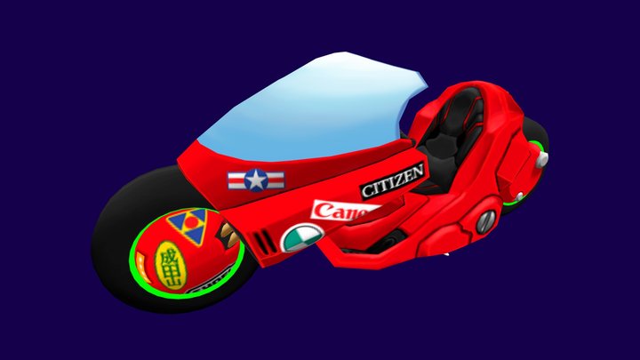 Moto do Kaneda 3D Model