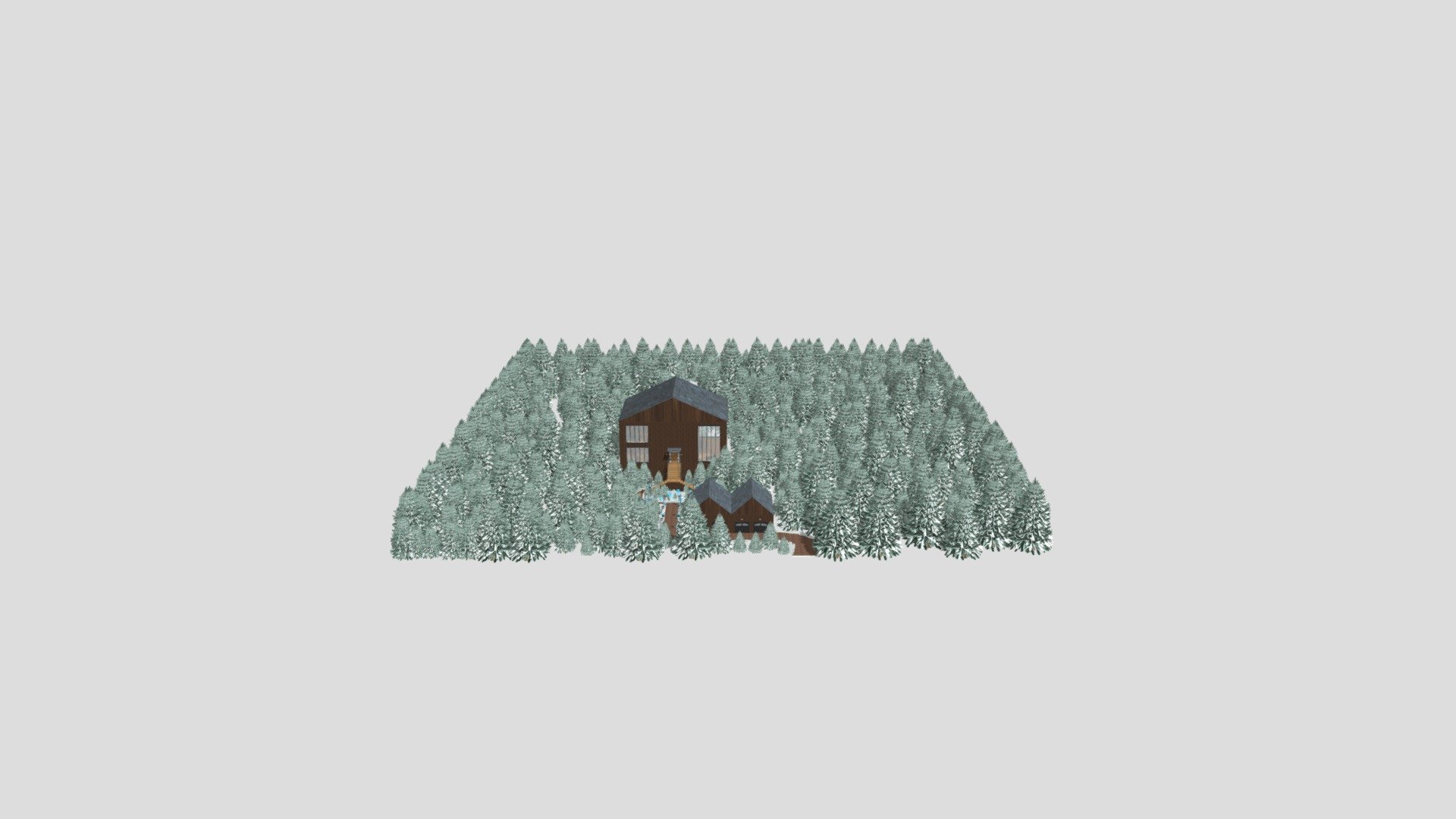 Winter landscape BIG DREAM VACATION HOUSE