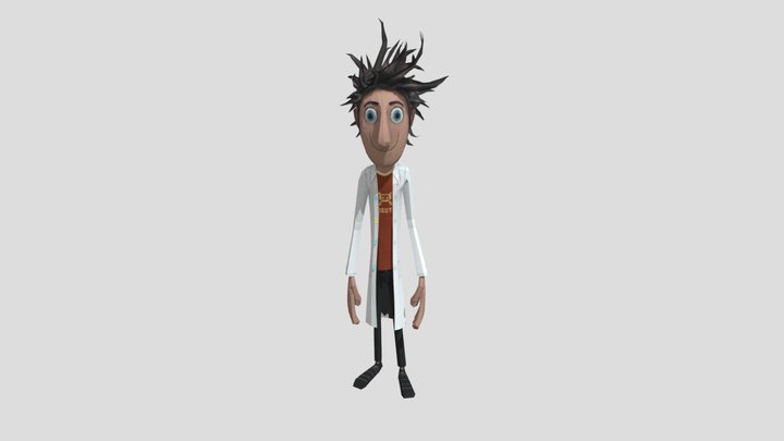 - Flint Lockwood 2 3D Model
