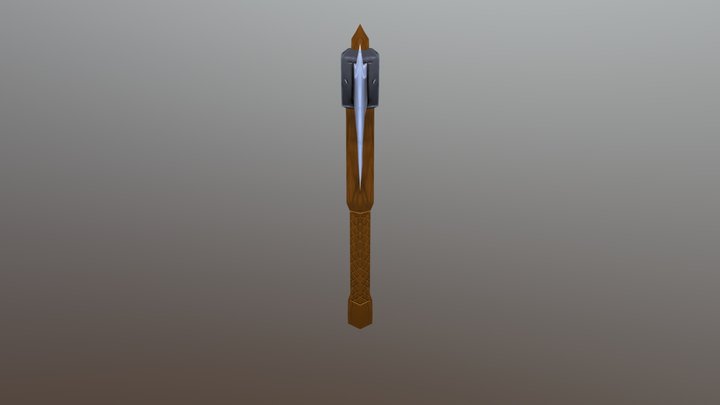 Axe Texturing 3D Model