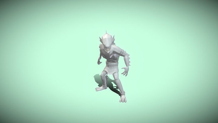 Mutated Sea Creature (Stylized) 3D Model