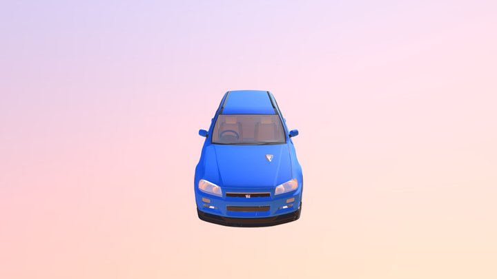 Nissan Skyline Wagon 3D Model