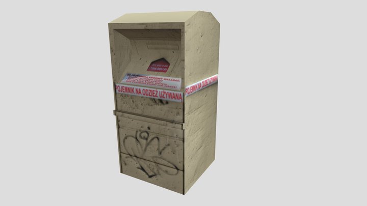 Container for clothes 3D Model