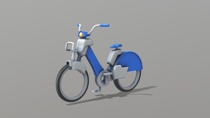 high-tech bike 3D Model