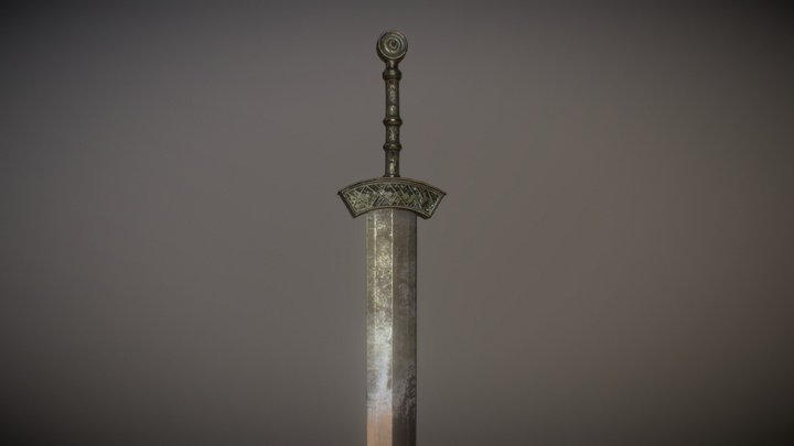 Dark Souls Great Lord Sword 3D Model
